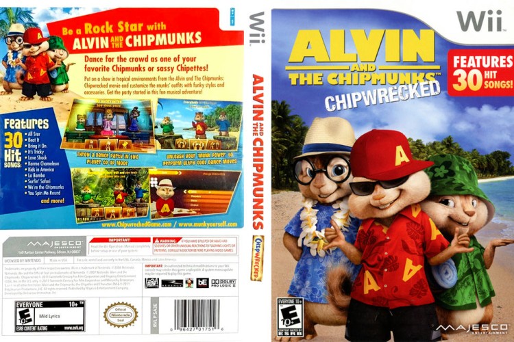Alvin and the Chipmunks: Chipwrecked - Wii | VideoGameX
