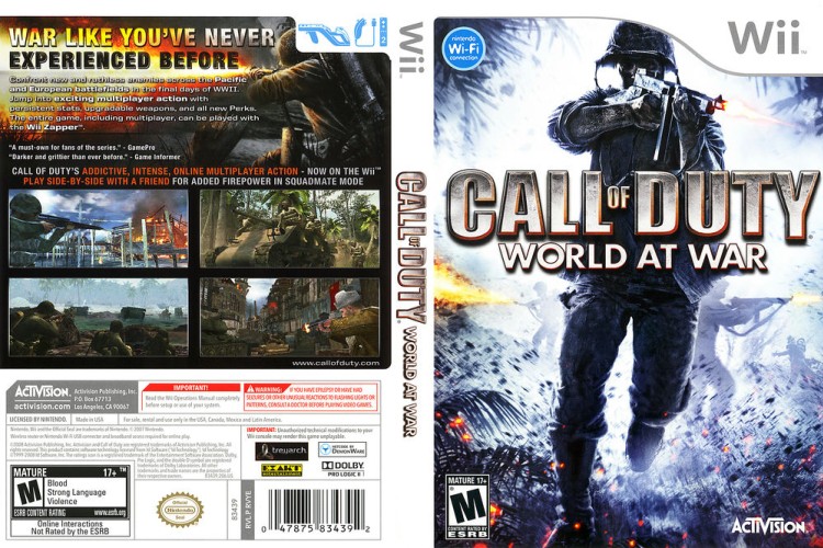 Call of Duty: World At War - Wii | VideoGameX