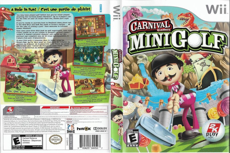 Carnival Games Mini Golf Wii Videogamex