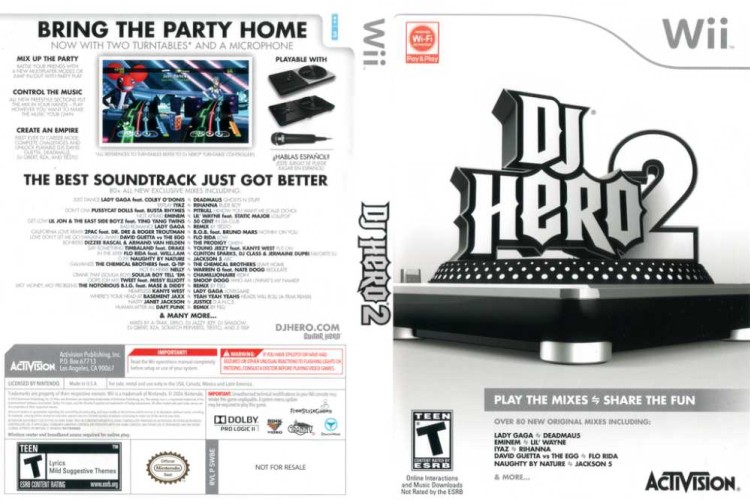 DJ Hero 2 - Wii | VideoGameX