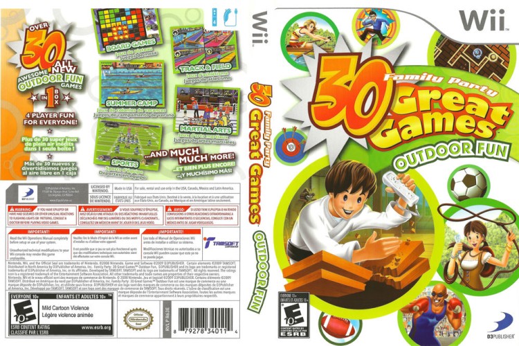 Family Party: 30 Great Games Outdoor Fun - Wii | VideoGameX