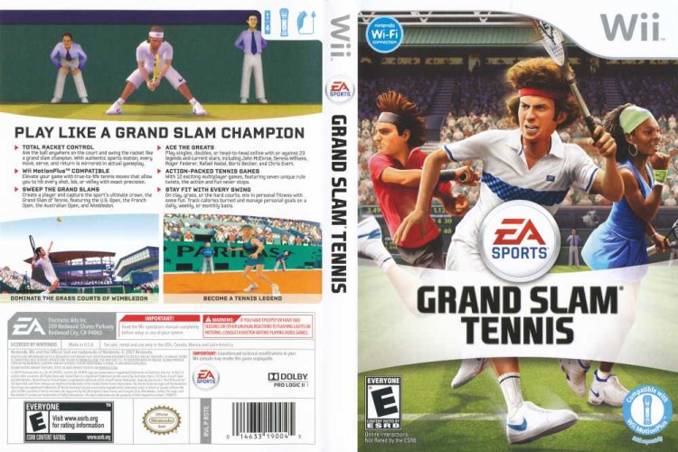 Grand Slam Tennis - Wii | VideoGameX