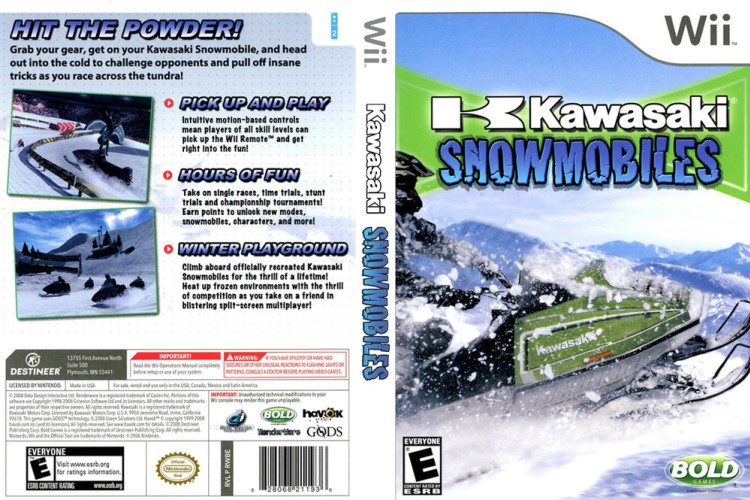 Kawasaki Snowmobiles - Wii | VideoGameX