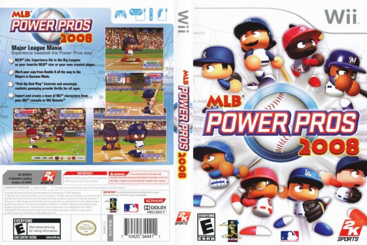 MLB Power Pros 2008  - Wii | VideoGameX