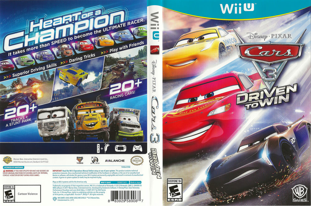 Win 3: U | - Cars Driven VideoGameX Wii to