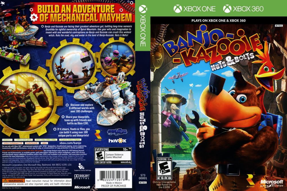 Banjo-Kazooie: Nuts & Bolts - Xbox 360 – Retro Raven Games