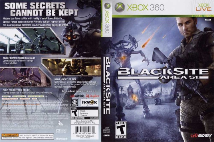 BlackSite: Area 51 - Xbox 360 | VideoGameX