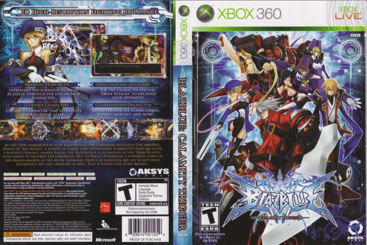 BlazBlue: Calamity Trigger - Xbox 360 | VideoGameX