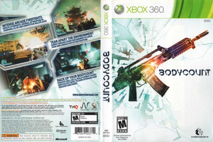 Bodycount - Xbox 360 | VideoGameX