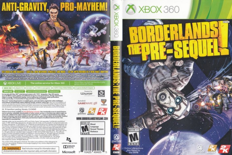 Borderlands: The Pre-Sequel! - Xbox 360 | VideoGameX