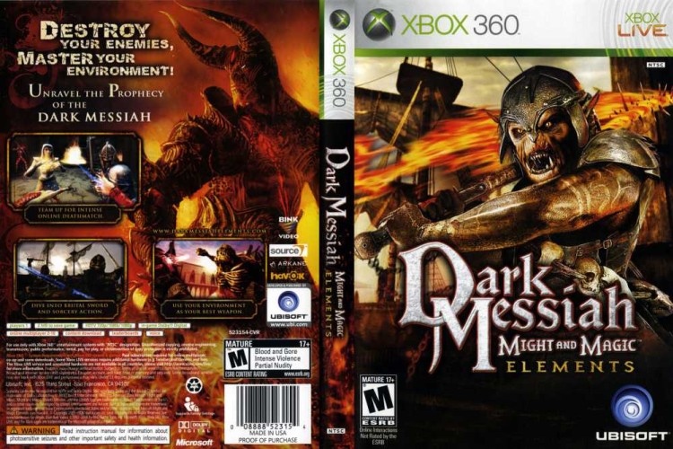 Dark Messiah of Might and Magic: Elements - Xbox 360 | VideoGameX