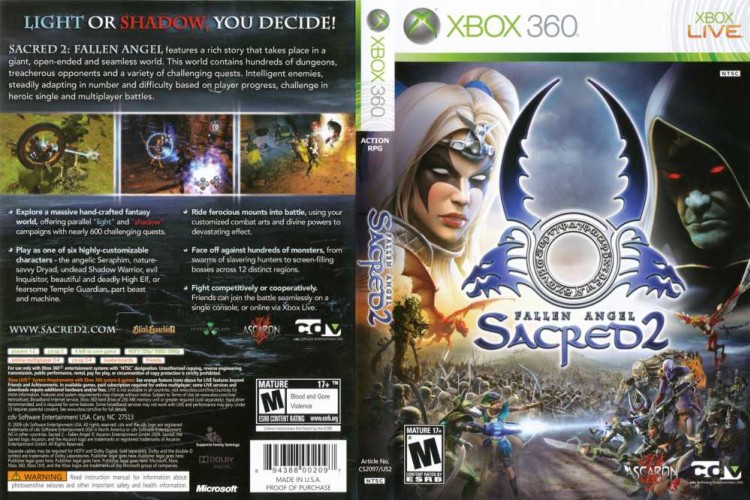 Sacred 2: Fallen Angel - Xbox 360 | VideoGameX