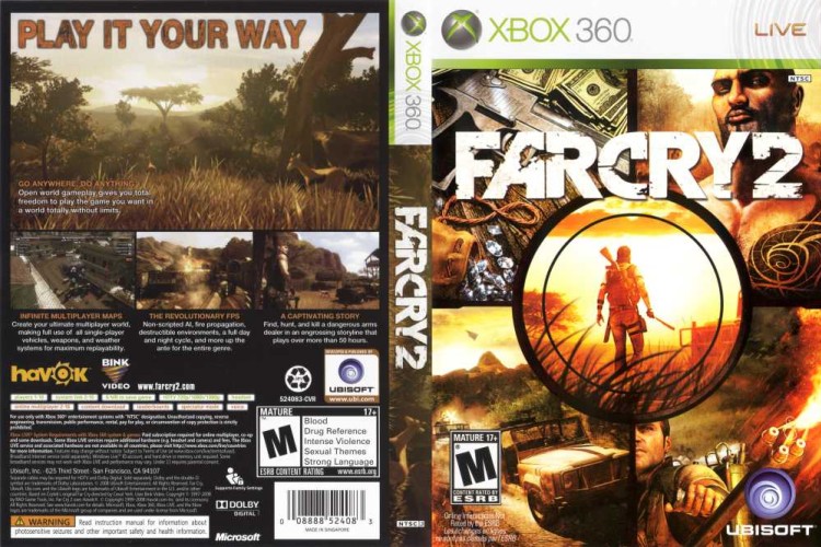 Far Cry 2 - Xbox 360 Mídia Física Usado - Mundo Joy Games - Venda, Compra e  Assistência em Games e Informática