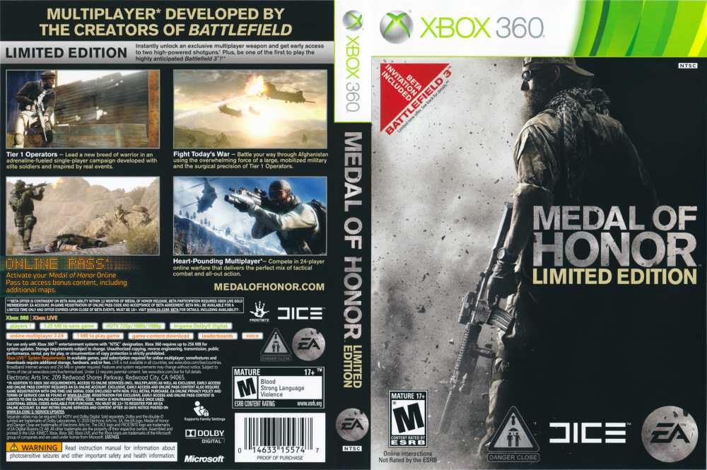 medal of honor xbox