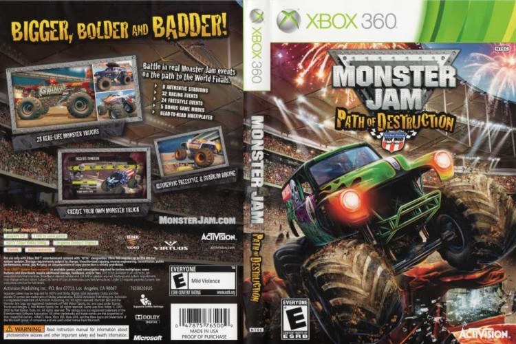 Monster Jam: Path of Destruction - Xbox 360 | VideoGameX