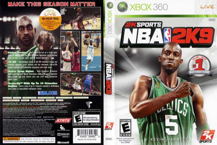 NBA 2K9 - Xbox 360 | VideoGameX