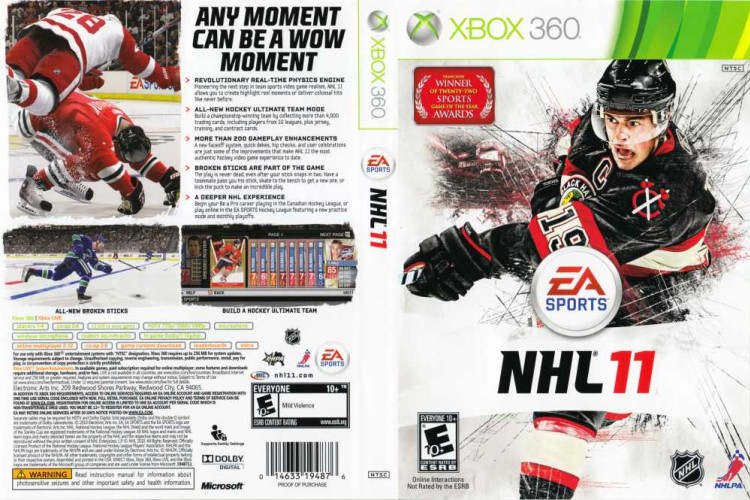 NHL 11 - Xbox 360 | VideoGameX