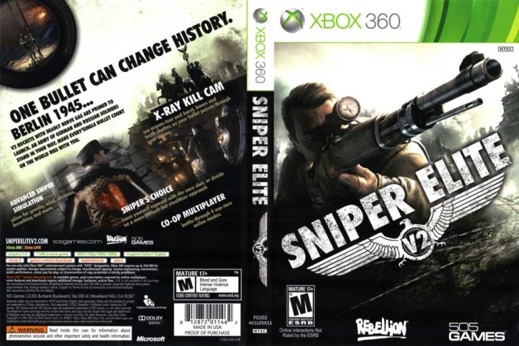 Sniper Elite V2  - Xbox 360 | VideoGameX