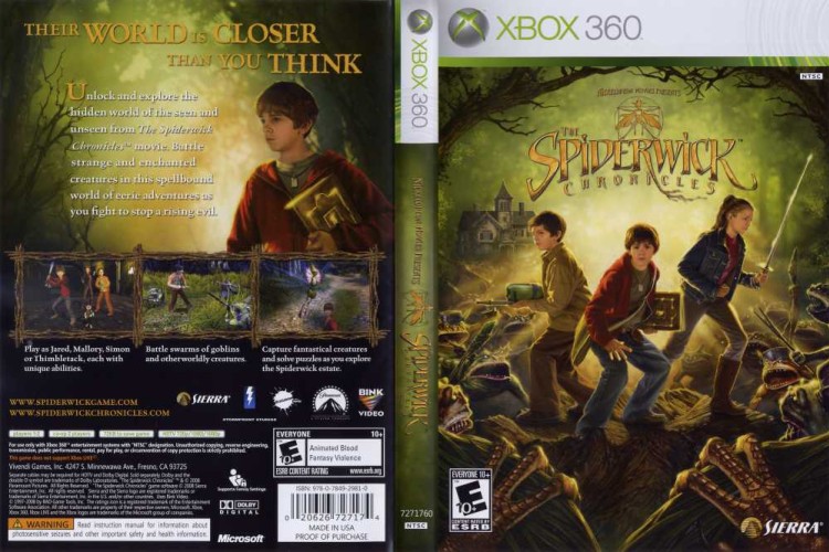 Spiderwick Chronicles, The - Xbox 360 | VideoGameX