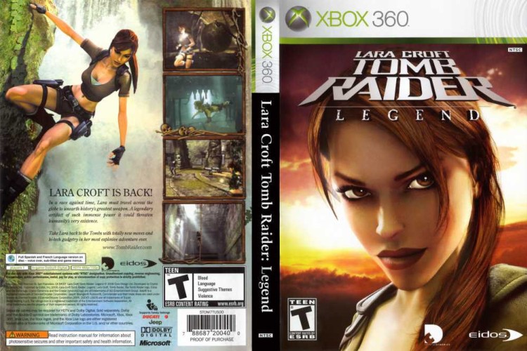 Lara Croft Tomb Raider: Legend - Xbox 360 | VideoGameX