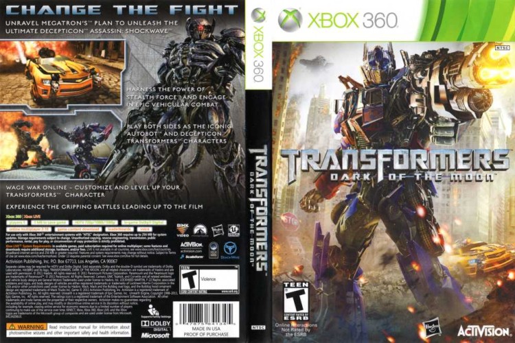 Transformers: Dark of the Moon - Xbox 360 | VideoGameX