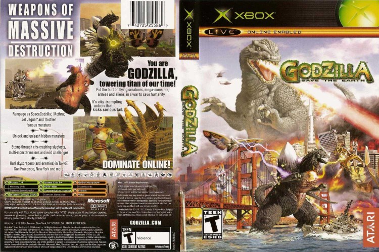 Godzilla: Save the Earth [BC] - Xbox Original | VideoGameX