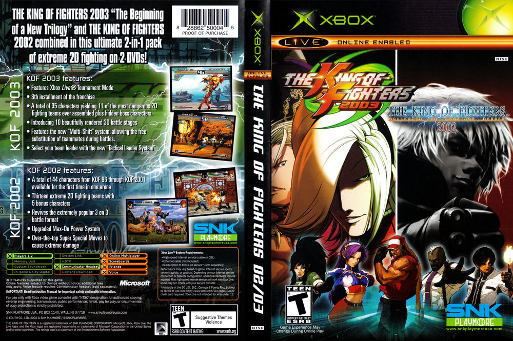 The King of Fighters 2002 and The King of Fighters 2003 - Xbox