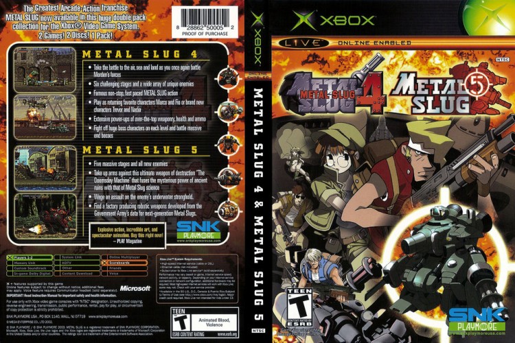 Metal Slug 4 & 5 - Xbox Original | VideoGameX