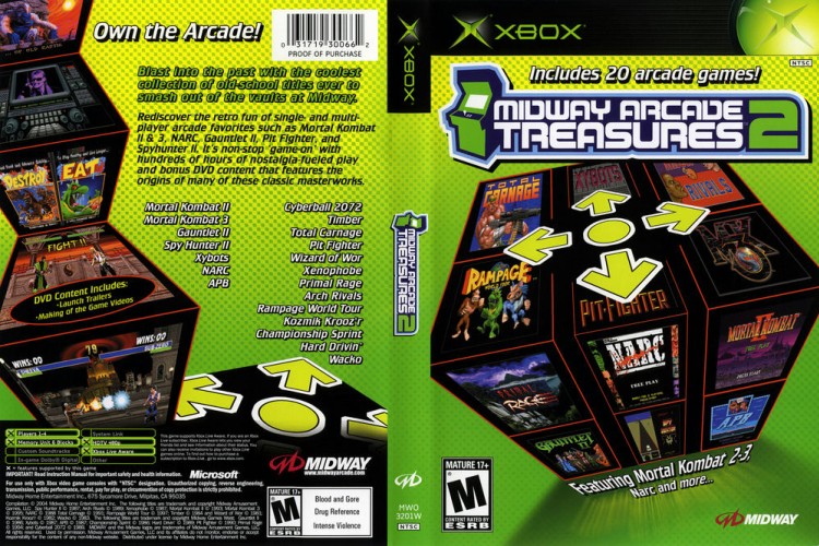 Midway Arcade Treasures 2 - Xbox Original | VideoGameX