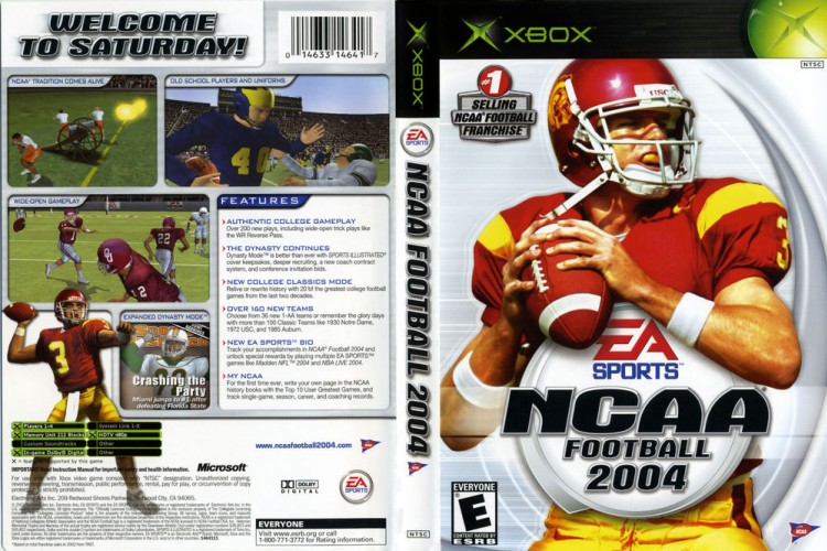 NCAA Football 2004 - Xbox Original | VideoGameX