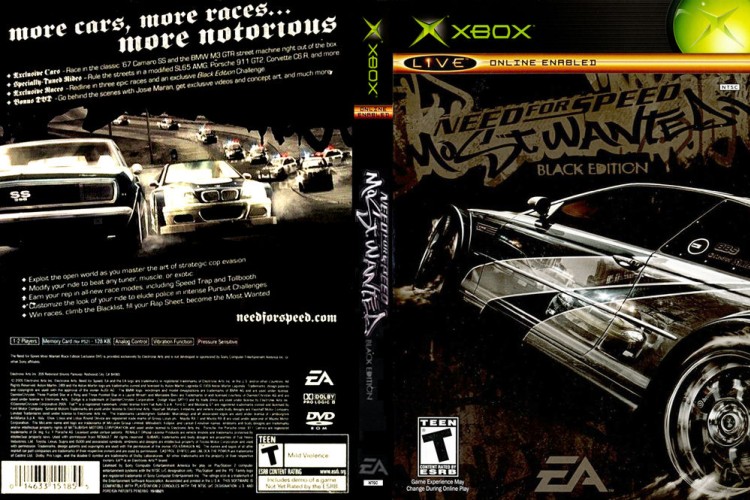 Need for Speed: Most Wanted [Black Edition] - Xbox Original | VideoGameX