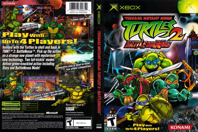 TMNT 2: Battle Nexus - Xbox Original | VideoGameX