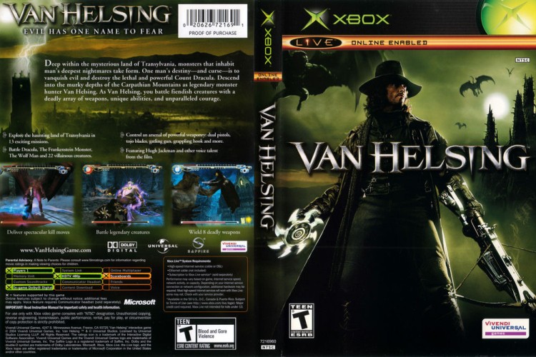 Van Helsing [BC] - Xbox Original | VideoGameX