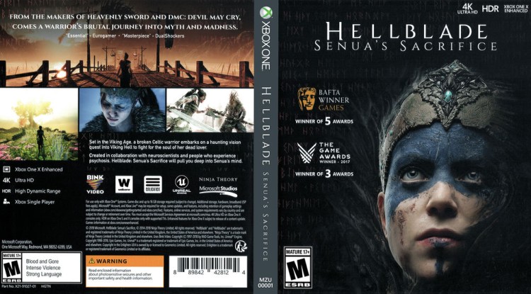 Hellblade: Senua's Sacrifice - Xbox One | VideoGameX