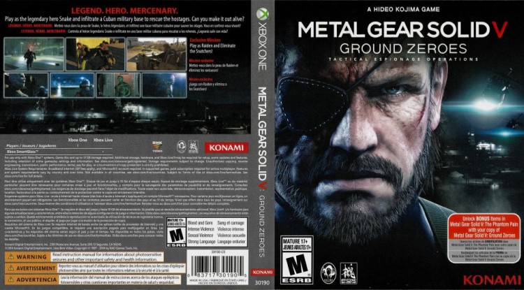 Metal Gear Solid V: Ground Zeroes - Xbox One | VideoGameX