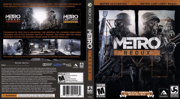 Metro Redux - Xbox One | VideoGameX