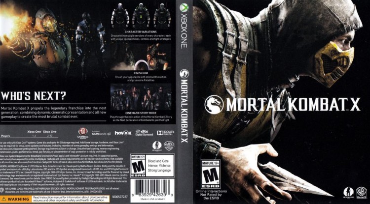 Mortal Kombat X - Xbox One | VideoGameX