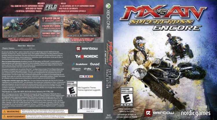 MX vs ATV Supercross Encore - Xbox One | VideoGameX