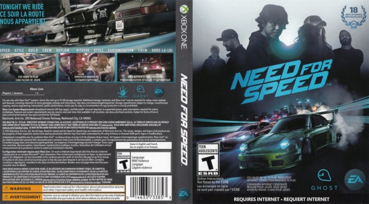 Need for Speed - Xbox One | VideoGameX