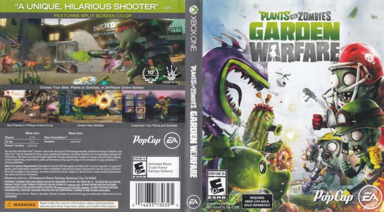 Plants vs. Zombies: Garden Warfare - Xbox One | VideoGameX