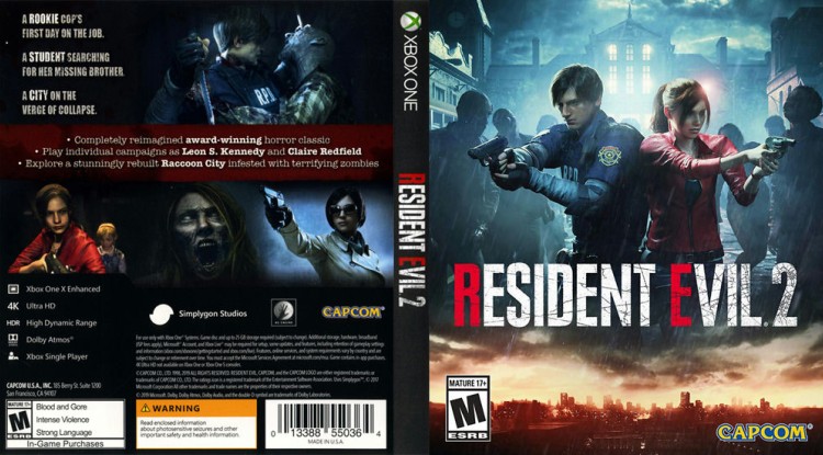 Resident Evil 2 - Xbox One | VideoGameX