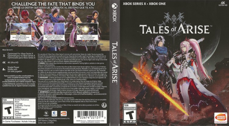 Tales of Arise - Xbox One | VideoGameX